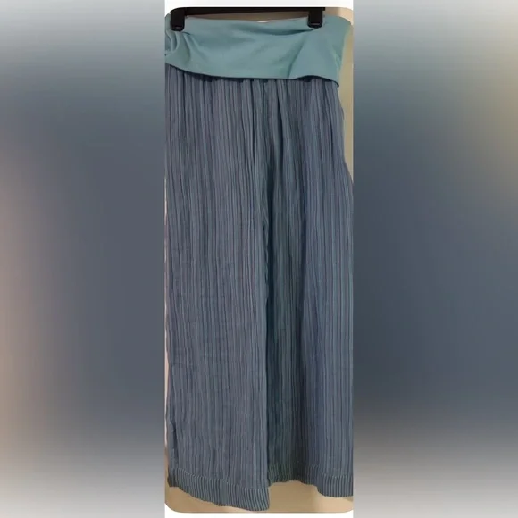 Free people Ride With me Light Blue Wide-Leg Pants - Picture 7 of 8